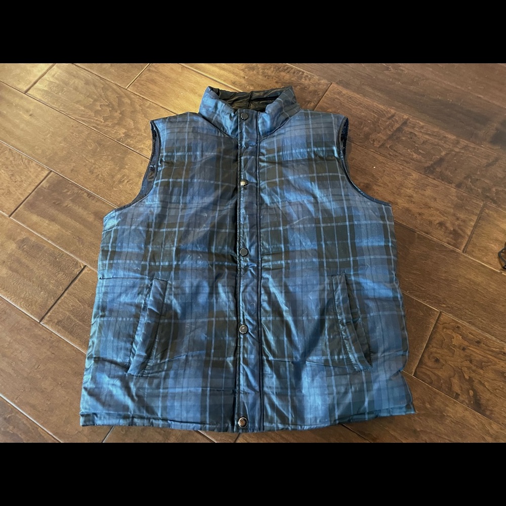 Reversible Down Puffer Vest Gilet